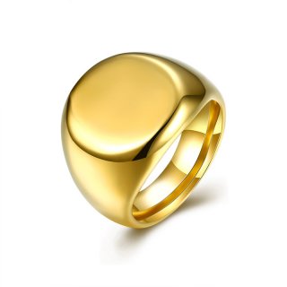 Gold Rings Fashion Stainless Steel Vintage Rings Jewelry TGR109