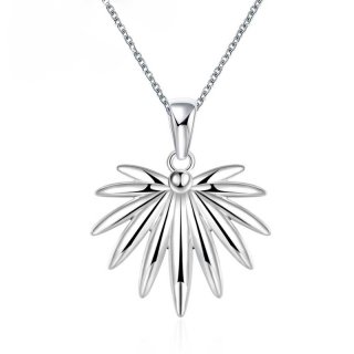 Long Sliver Chain Neacklace Three Explosion Pendant For Women