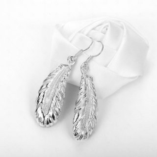 New Jewelry Wholesale Metal Feather Ear Hook Punk Jewelry Ring For Women