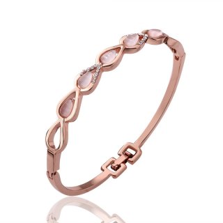 Gold Plated Chain Link Bracelet for Women Lady Shining Zircon Crystal Jewelry for Girls