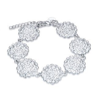 Charm Bracelets For Girls Jewelry Rose Flower Multilayer Flower Wrap Bracelets