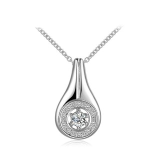 Silver Necklace Pendant 925 Jewelry Silver plated Necklace for Women