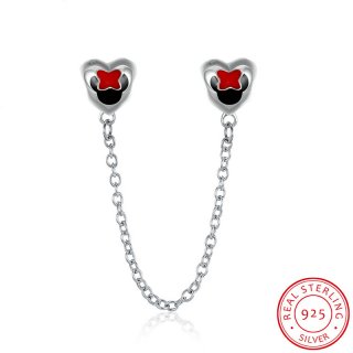 Heart Beads for Jewelry Making Fit Original Pandora Charm Bracelet 925 Sterling Silver Diy Accessories