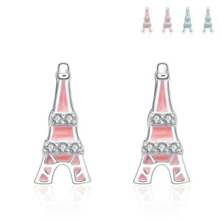 The Eiffel Tower Earings 925 Sterling Silver Cool Earrings for Women B299