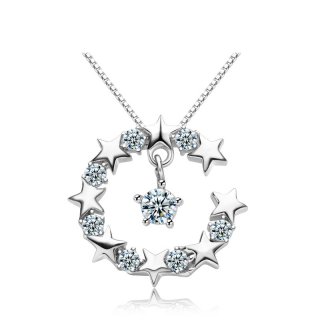 Beautiful Necklace 925 Sterling Silver Fashion Pendant for Women A099