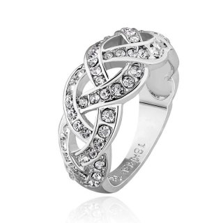High Quality Fashion Ring Platinum Beautiful Ring for Women LKN18KRGPR641