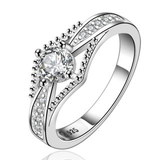 Jewelry Love Engagement Rings for Women Rings Fashion Silver 925 Rings Bague Femme Vintage Ring LKNSPCR597