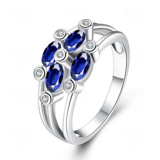 Fashion Ring Retro Design Platinum Ring for Women KZCR414