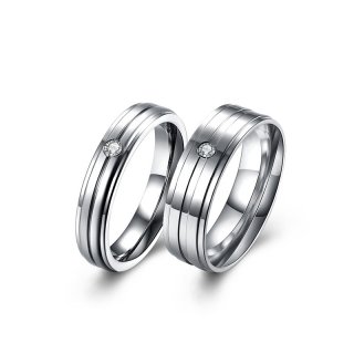 New Designed Classic Stainless Steel Ring Fashion Popular Couple Ring for Men Women TGR161
