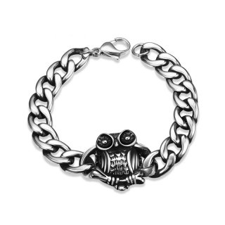 High Quality Jewelry New Cool Punk Bracelet for Man 316 Stainless Steel Man's H002
