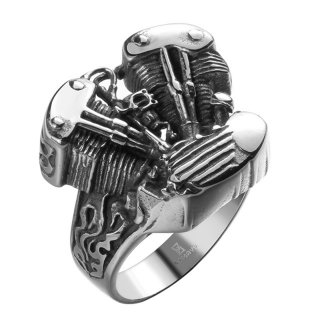 Fashion Men's 316L Stainless Steel Ring Punk Jewelry Gift Gothic Style R145