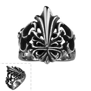 Crown Ring Punk Titanium Gift Men Dress Accessories The Ancient Maya Retro Personality Ring R132