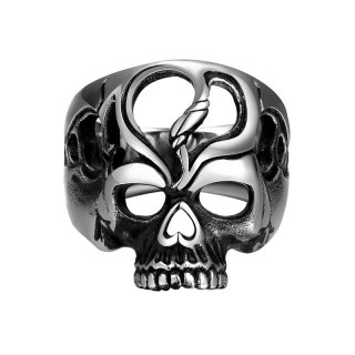 Hot Sale Skull Jewelry Unique Star Celebrity Styles Stainless Steel Ring for Man R214