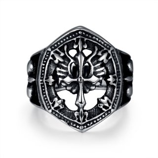 Unique Star Celebrity Styles Ring Magic Movie Props Black Vintage Punk Style Steel Finger Rings R227