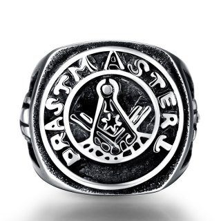 Round Letters Rings Daily Vintage Unique Star Celebrity Men's Styles Ring R230