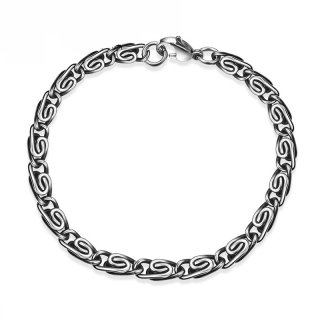 New Designed 316L Stainless Steel Chain Bracelet High Quality Punk Style Link Bracelets For Men H019