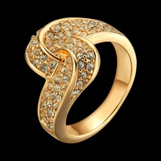 New Arrival Fashion Rings Yellow Gold/Rose Gold plated Korea Style Rings for Women GPR501