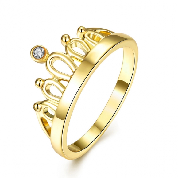 New Arrival Yellow Gold Plated Rings Fashion Jewelry Ring for Women