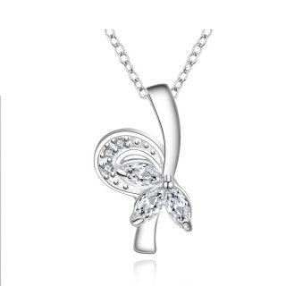 Fashion Jewelry Chains Silver Necklace Pendant 925 Jewelry Silver plated Necklace for Women
