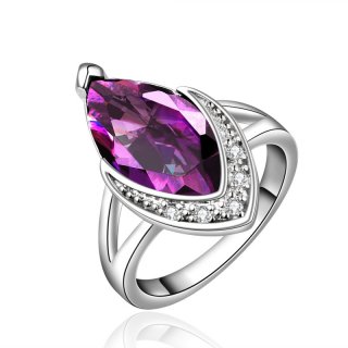 Fashion Jewelry Rings High Quality Fashion Big Crystal Ring Zircon Ring for Women