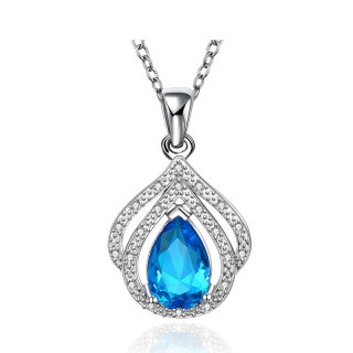 New Fashion Crystal Necklace Jewelry and Pendant for Women Wedding Accessories