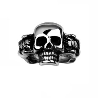 New Design Stylish 316L Stainless Steel Punk with Multi Skull Rings Jewelry for Men