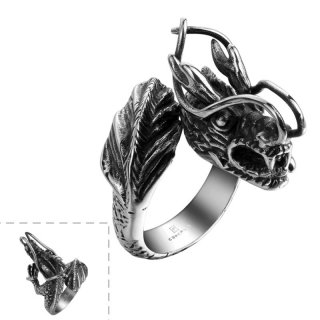 Fashion Jewelry Animal Design Ring Sporty Style 316L Titanium Steel Dress Accessories For Men