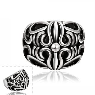 New Arrival Luxury Elegant Party Accessories 316L Stainless Steel Man Punk Style Ring Fashion Jewelry For Men