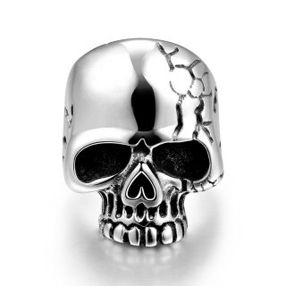 Cool Design Skull Ring Punk Style Titanium Fashion Jewelry Accessories for Men