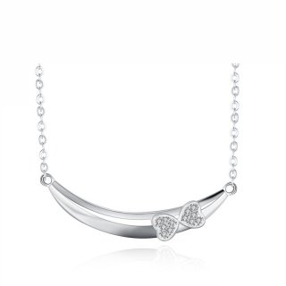 High-quality Silver-plated Necklace Choker Pendant Austria Crystal Jewelry for Women