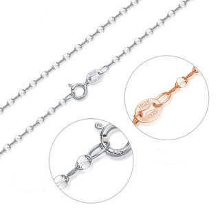 Simple Fashion Necklace 925 Sterling Silver For Women P017