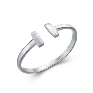 925 Sterling Silver Ring Fashion Simple Ring for Women E461