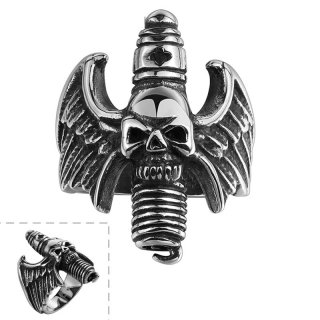 Vintage Skull Rings Wings Rings for Men GMYR158