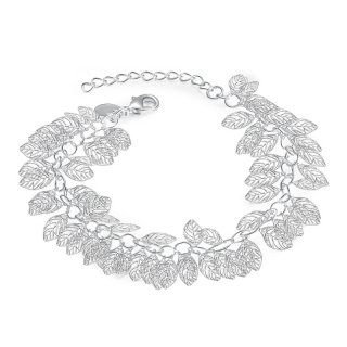 Romantic Silver Wedding Bracelets for Women LKNSPCH407