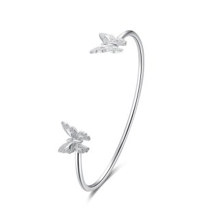 925 Sterling Silver Butterfly Bracelet for Women LKNSPCB228
