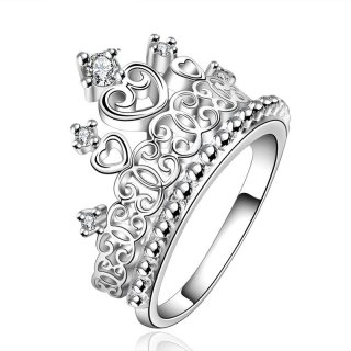 Shiny 925 Sterling Silver Ring for Women LKNSPCR629
