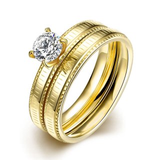 Luxury Simple Style Diamond Ring for Women TGR050