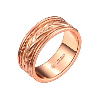 Simple Style Wedding Ring for Women LKN18KRGPR685