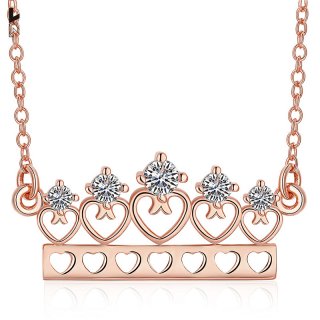 Classic Fashion Crown Pendant Necklace For Women KZCN129