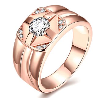 Brilliant Stones Diamond Ring for Men KZCR120