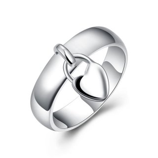 925 Sterling Silver Heart Ring for Women LKNSPCR133-8