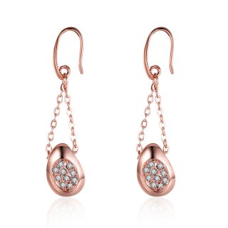 Antiallergic New Fashion Jewelry Gold Plated Earrings For Women
