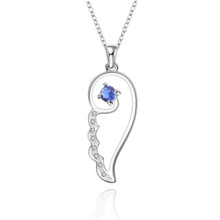 Special Design Solid 925 Sterling Silver Necklace Pendant for Girls