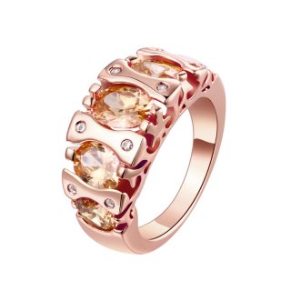 Fashion Design Romantic Crystal Zircon Ring Jewelry Fashion For Women