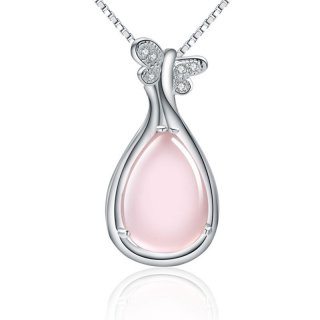 Butterfly Pendant Fashion Female 925 Sterling Silver Necklace