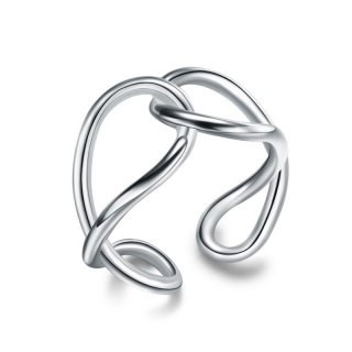 Hot Sale 925 Sterling Silver Adjustable Ring For Women