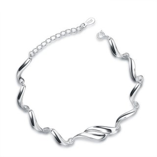 Women Fashion Charm 925 Sterling Silver Bracelet D005