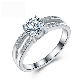 Fashion Special Diamonds 925 Sterling Silver Jewelry Ring For Women E583