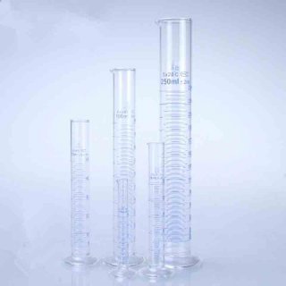 500ml Glass Measuring cylinder Graduated Cylinders Container Tube for Lab Supplies Laboratory Tools