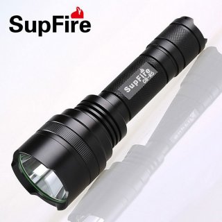 Supfire C8 Cree XPE 10W LED 900lm Tactical Flashlight Led Torch With Long range and Floodlight Effect for by 18650 Battery